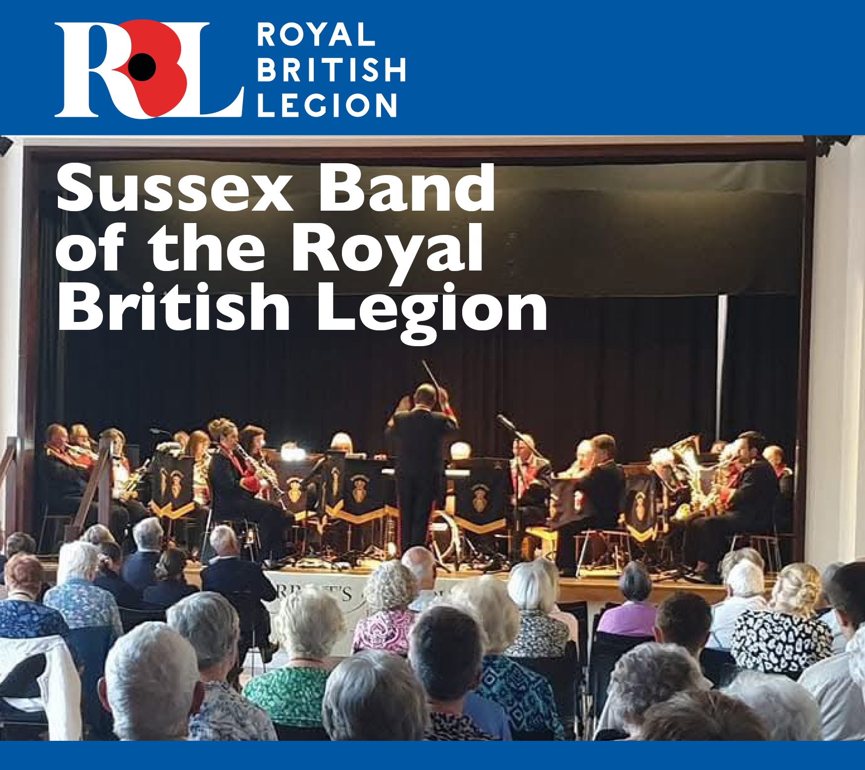 Band of the Royal British Legion play at Madhurst in Midhurst